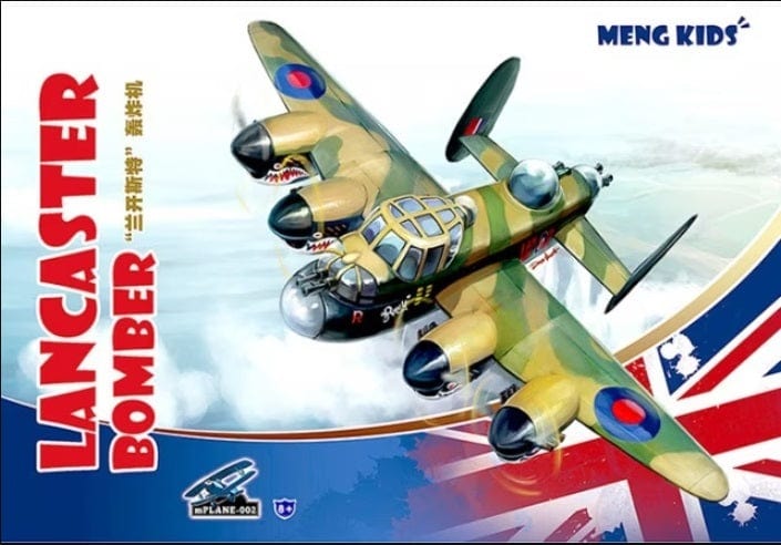 Meng Lancaster Bomber(Cartoon Model) Plastic Model Kit - Hobbytech Toys