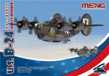 Meng U.S. B-24 Heavy Bomber (Cartoon Model) Plastic Model Kit - Hobbytech Toys