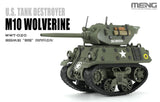 Meng U.S. Tank Destroyer M10 Wolverine (Cartoon Model) Plastic Model Kit - Hobbytech Toys