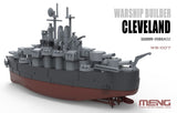 Meng Warship Builder Cleveland (Cartoon Model) Plastic Model Kit - Hobbytech Toys
