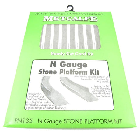 Metcalfe Pn135 N Stone Platform Kit Metcalfe TRAINS - N SCALE