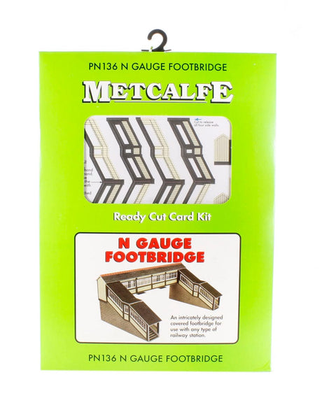 Metcalfe Pn136 N Covered Footbridge Metcalfe TRAINS - N SCALE