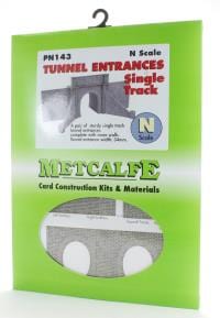 Metcalfe PN143 N Tunnel Entrances Single Track Metcalfe TRAINS - N SCALE