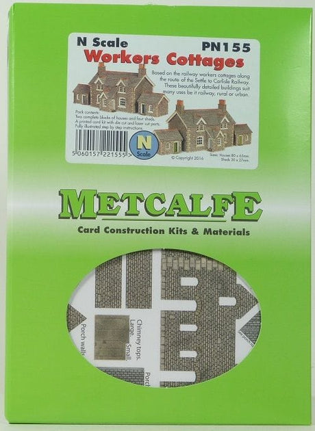 Metcalfe PN155 N Workers Cottages Metcalfe TRAINS - N SCALE