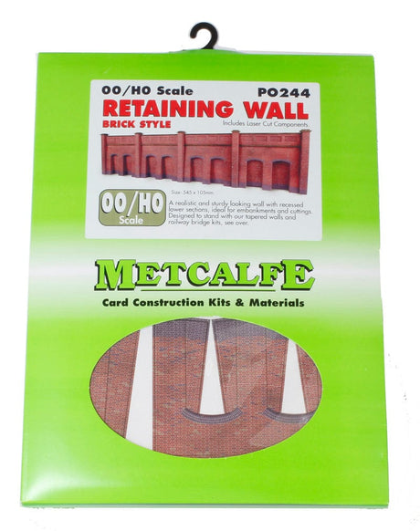 Metcalfe PO244 Retaining Wall Brick Style Metcalfe TRAINS - HO/OO SCALE