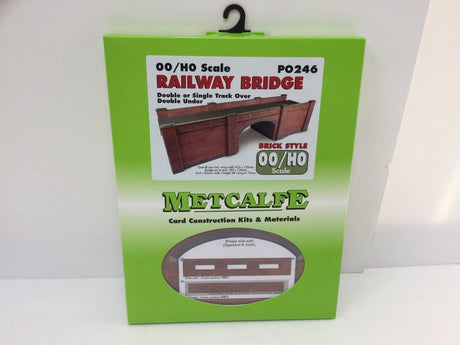 Metcalfe PO246 HO/OO Railway Bridge Double Under Metcalfe TRAINS - HO/OO SCALE