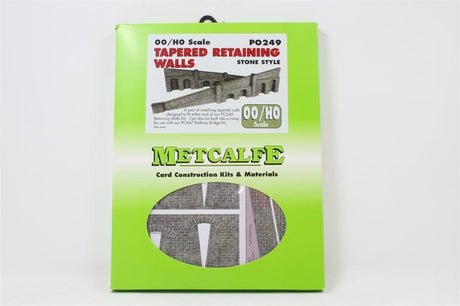 Metcalfe PO249 HO/OO Tapered Retaining Walls Stone Style Metcalfe TRAINS - HO/OO SCALE