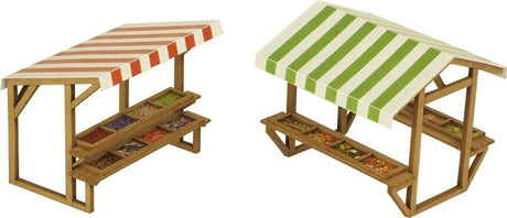Metcalfe PO530 HO/OO Market Stalls Metcalfe TRAINS - HO/OO SCALE