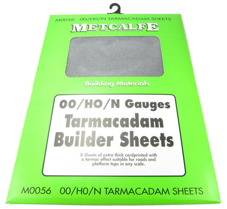 Metcalfe M0056 HO/OO Tarmac Sheets (8) Metcalfe TRAINS - HO/OO SCALE