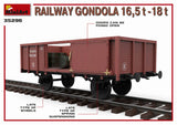 Miniart 1/35 Railway Gondola 16.5-18t Miniart PLASTIC MODELS