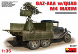 Miniart 35177 1/35 GAZ-AAA w/Quad M-4 Maxim Plastic Model Kit Miniart PLASTIC MODELS
