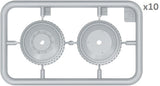Miniart 35236 1/35 T-34 Wheels Set 1942 Series Plastic Model Kit Miniart PLASTIC MODELS