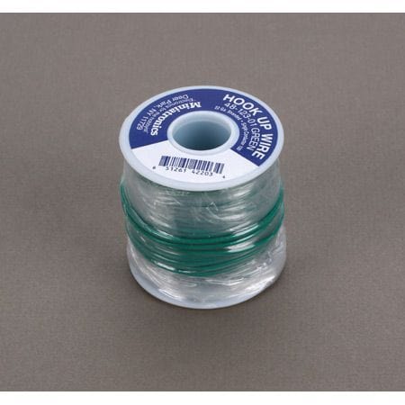 Miniatronics 100 Stranded Wire 22 Gauge, Green Miniatronics ELECTRIC ACCESSORIES