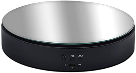 Mirrored 10 Rotary Display Turntable Operated with USB Cable NULL DIE-CAST MODELS