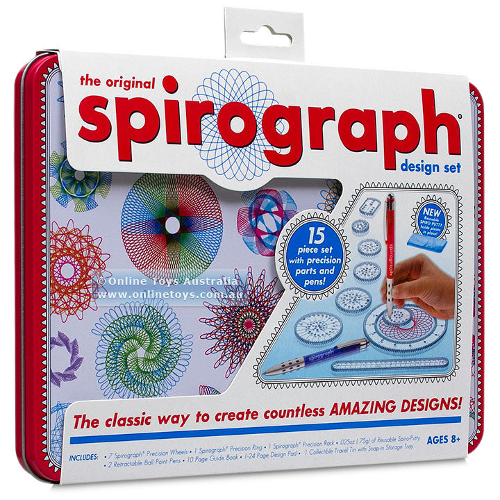 Spirograph Design Set In Tin Hasbro TOY SECTION