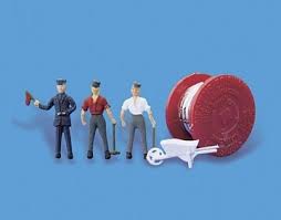 Model Scene OO Cable Laying Party Peco TRAINS - HO/OO SCALE