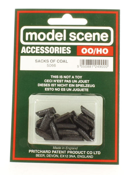 Model Scene OO Sacks Of Coal Peco TRAINS - HO/OO SCALE