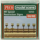 Model Scene OO Speed Sign Peco TRAINS - HO/OO SCALE