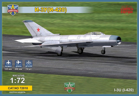 ModelSvit 72010 1/72 Mikoyan I-3U (I-420) Soviet interceptor Plastic Model Kit Modelsvit PLASTIC MODELS