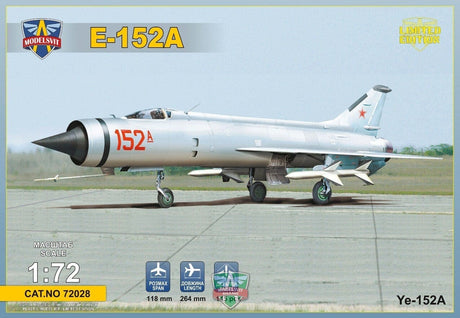 ModelSvit 72028 1/72 Ye-152A Soviet twin-engined interceptor prototype Plastic Model Kit Modelsvit PLASTIC MODELS