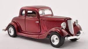 Motor Max 1/24 1934 Ford Coupe - Assorted Colours Motor Max DIE-CAST MODELS