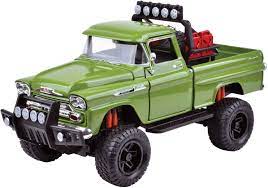 Motor Max 1/24 1958 Chevy Apache Fleetside Pickup Off Road - Assorted Colours Motor Max DIE-CAST MODELS