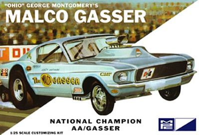 MPC 1/25 Ohio George Malco Gasser 1967 Mustang Plastic Model Kit MPC PLASTIC MODELS