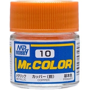 Mr Color 10 Metallic Copper 10ml Mr Hobby PAINT, BRUSHES & SUPPLIES