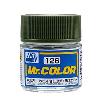 Mr Color 126 Semi Gloss Cockpit Color (MiTSubishi) 10ml Mr Hobby PAINT, BRUSHES & SUPPLIES