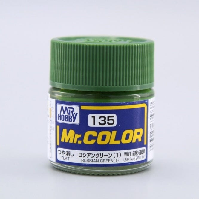 Mr Color 135 Russian Green 1 10ml Mr Hobby PAINT, BRUSHES & SUPPLIES