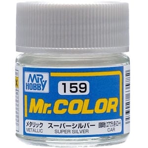 Mr Color 159 Metallic Super Silver 10ml Mr Hobby PAINT, BRUSHES & SUPPLIES