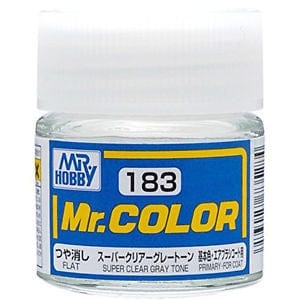 Mr Color 183 Semi Gloss Super Clear Grey Tone 10ml Mr Hobby PAINT, BRUSHES & SUPPLIES