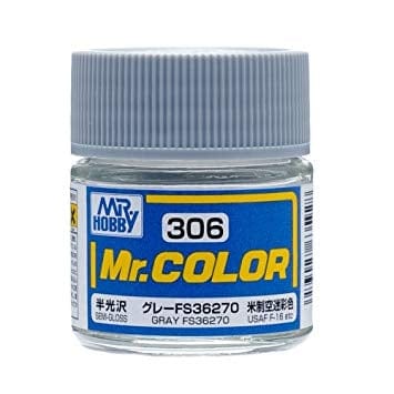 Mr Color 306 Semi Gloss Grey Fs36270 10ml Mr Hobby PAINT, BRUSHES & SUPPLIES