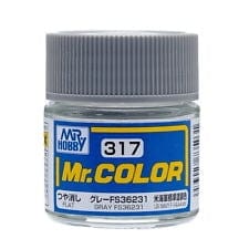 Mr Color 317 Flat Grey Fs36231 10ml Mr Hobby PAINT, BRUSHES & SUPPLIES