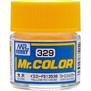 Mr Color 329 Gloss Yellow Fs13538 10ml Mr Hobby PAINT, BRUSHES & SUPPLIES