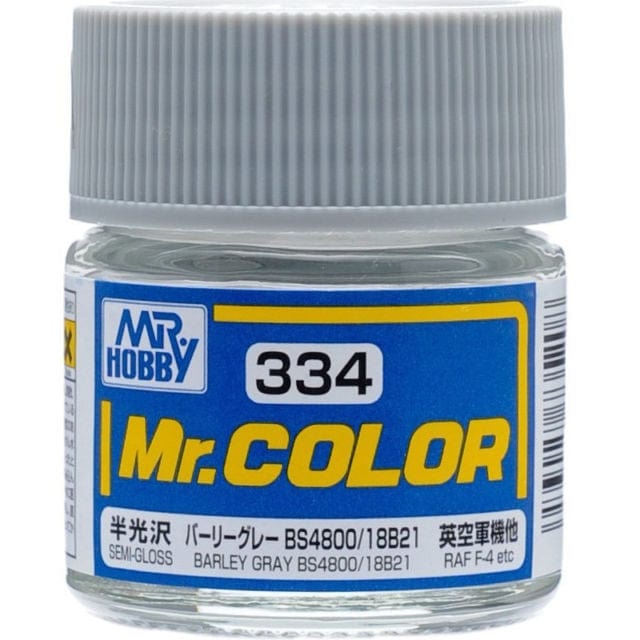 Mr Color 334 Semi Gloss Barley Grey Bs4800/18B21 10ml Mr Hobby PAINT, BRUSHES & SUPPLIES