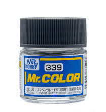 Mr Color 339 Gloss Engine Grey Fs16081 10ml Mr Hobby PAINT, BRUSHES & SUPPLIES