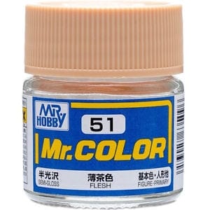 Mr Color 51 Semi Gloss Flesh 10ml Mr Hobby PAINT, BRUSHES & SUPPLIES