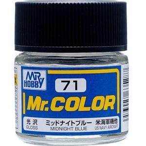 Mr Color 71 Gloss Midnight Blue 10ml Mr Hobby PAINT, BRUSHES & SUPPLIES