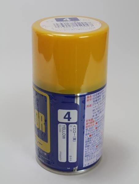 Mr Color Spray Gloss Yellow Mr Hobby PAINT, BRUSHES & SUPPLIES