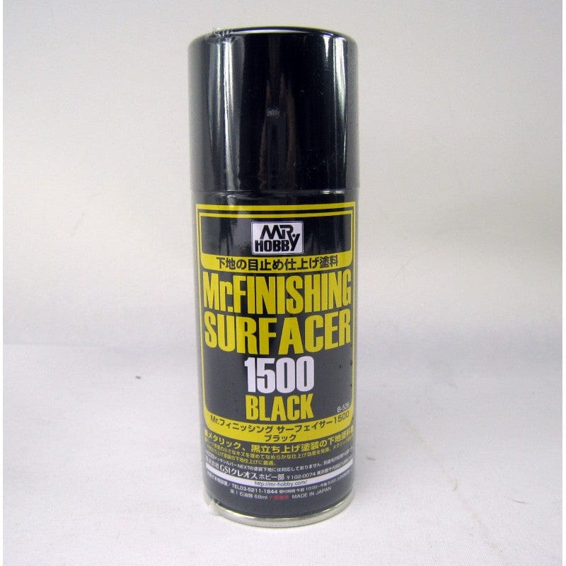 Mr Finishing Surf 1500 Black Mr Hobby PAINT, BRUSHES & SUPPLIES