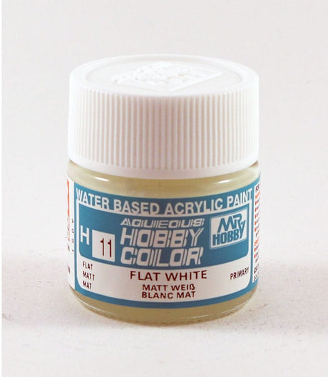 Mr Hobby Aqueous 11 Flat White 10ml Mr Hobby PAINT, BRUSHES & SUPPLIES