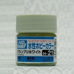 Mr Hobby Aqueous 21 Gloss Off White 10ml Mr Hobby PAINT, BRUSHES & SUPPLIES