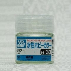 Mr Hobby Aqueous 30 Gloss Clear 10ml Mr Hobby PAINT, BRUSHES & SUPPLIES