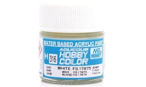 Mr Hobby Aqueous 316 Gloss White Fs17875 10ml Mr Hobby PAINT, BRUSHES & SUPPLIES