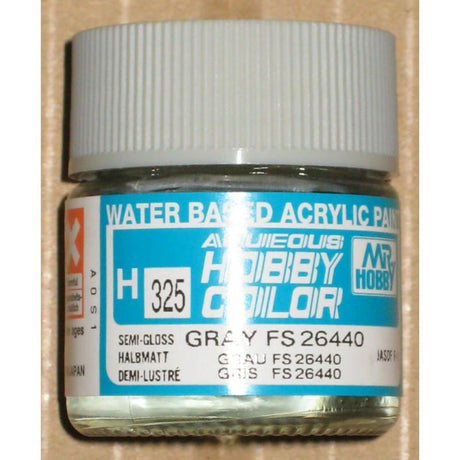 Mr Hobby Aqueous 325 Fs26440 Semi Gloss Grey 10ml Mr Hobby PAINT, BRUSHES & SUPPLIES