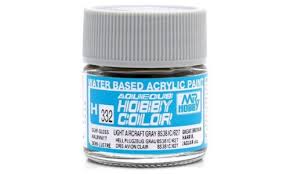 Mr Hobby Aqueous 332 Semi Gloss Light Air Grey 10ml Mr Hobby PAINT, BRUSHES & SUPPLIES