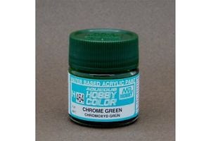 Mr Hobby Aqueous 464 Flat Chrome Green 10ml Mr Hobby PAINT, BRUSHES & SUPPLIES