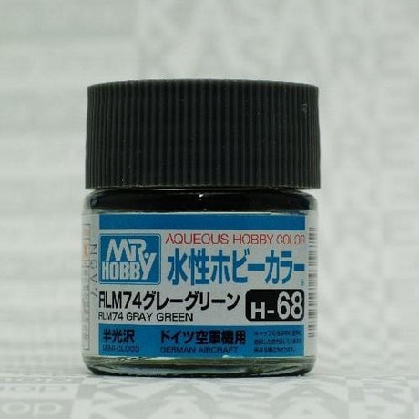 Mr Hobby Aqueous 68 Gloss Rlm Dark Grey 10ml Mr Hobby PAINT, BRUSHES & SUPPLIES