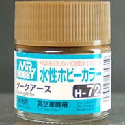 Mr Hobby Aqueous 72 Semi Gloss Dark Earth 10ml Mr Hobby PAINT, BRUSHES & SUPPLIES